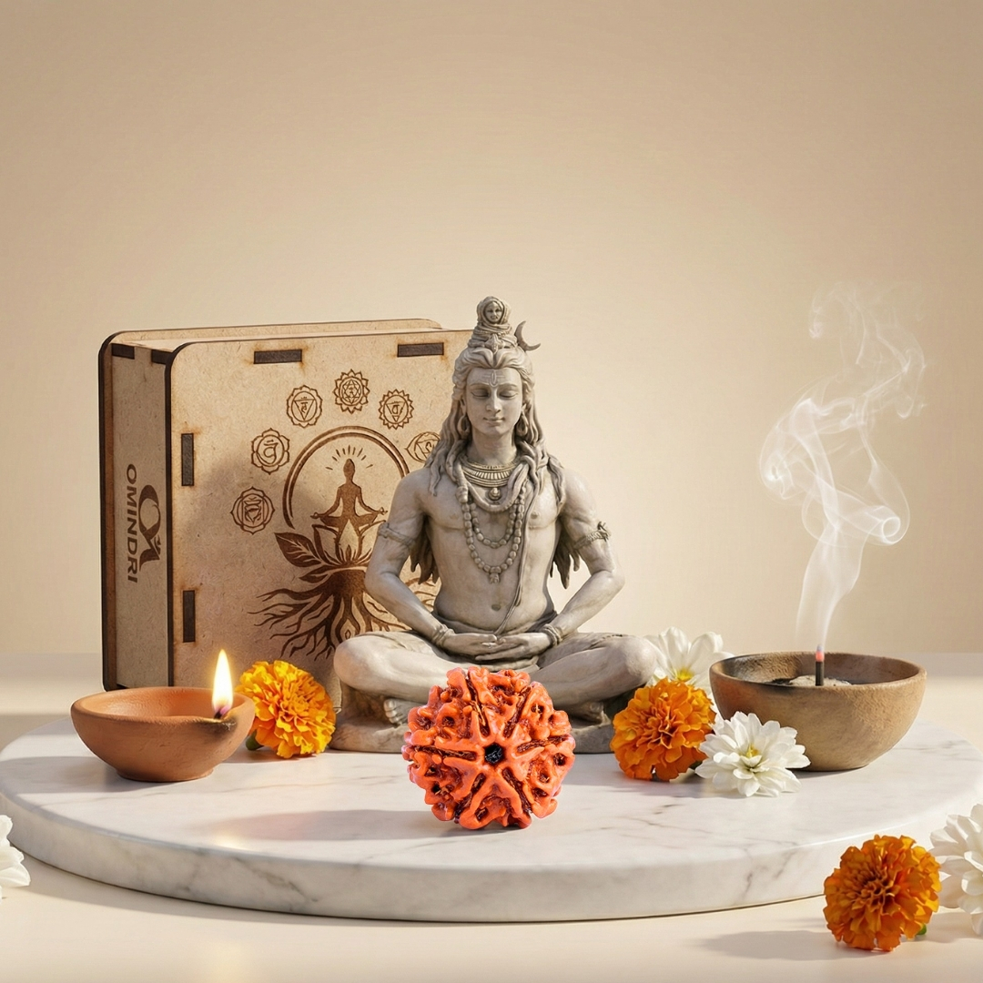 6 Mukhi Certified Rudraksha